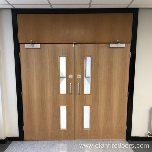 Certified designer wooden emergency internal doors